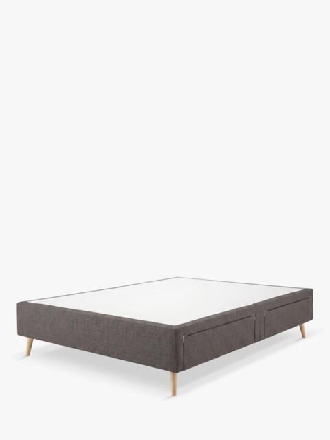 Silentnight Non-Sprung Upholstered 4 Drawer Slimline Divan Base, Double - image 1