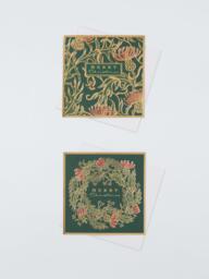 John Lewis Wreath and Floral Luxury Charity Christmas Cards, Pack of 8 - thumbnail 1