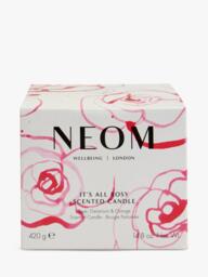 NEOM Wellbeing London Its All Rosy Three Wick Scented Candle, 420g - thumbnail 3