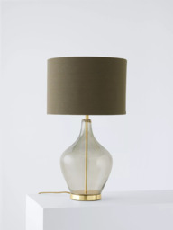 John Lewis Ursula Glass Table Lamp - thumbnail 3