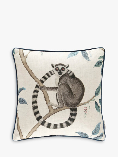 Sanderson Lemur Cushion, Blue - image 1