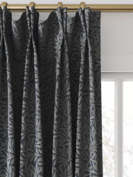 William Morris At Home Willow Woven Made to Measure Curtains or Roman Blind, Indigo - thumbnail 4