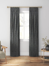 William Morris At Home Willow Woven Made to Measure Curtains or Roman Blind, Indigo - thumbnail 3