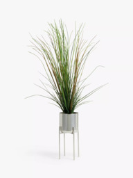 John Lewis Indoor Stainless Steel  Planter & Stand, Silver - thumbnail 2