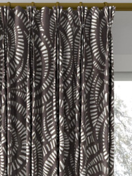 Harlequin Fractal Made to Measure Curtains or Roman Blind, Charcoal - thumbnail 6