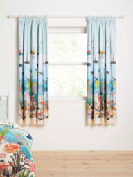 Harlequin Above and Below Pencil Pleat Blackout Lined Children's Curtains, Multi - thumbnail 1
