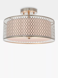 Bay Lighting Josette Semi Flush Ceiling Light - thumbnail 1