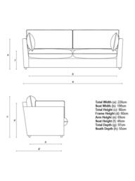 John Lewis x Sophie Conran Cocobella Large Sofa, Light Leg - thumbnail 2