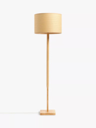 John Lewis Serenity Natural Woven Floor Lamp - thumbnail 3