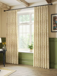 Morris & Co. Willow Bough Pair Lined Pencil Pleat Curtains - thumbnail 4