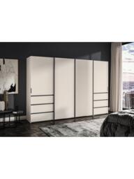 John Lewis Ascot 3.3m Sliding Wardrobe with 4 Doors & 6 Drawers - thumbnail 2