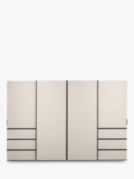 John Lewis Ascot 3.3m Sliding Wardrobe with 4 Doors & 6 Drawers - thumbnail 5