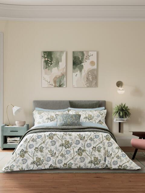 Bedeck of Belfast Emira Duvet Cover Set, Teal Green - image 1