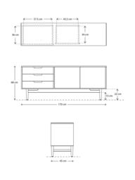 Swyft Model 01 Sideboard, Walnut - thumbnail 2