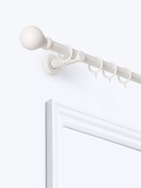 John Lewis Fixed Metal Curtain Pole Kit with Ball Finial, Dia.28mm - image 1