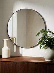 John Lewis Scandi Metal Round Wall Mirror - thumbnail 2