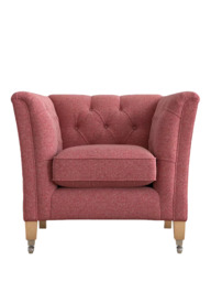 Laura Ashley Chatsworth Armchair, Oak Leg - thumbnail 3