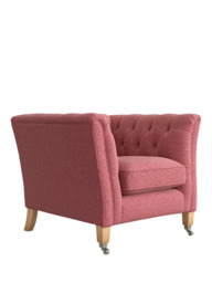 Laura Ashley Chatsworth Armchair, Oak Leg - thumbnail 1