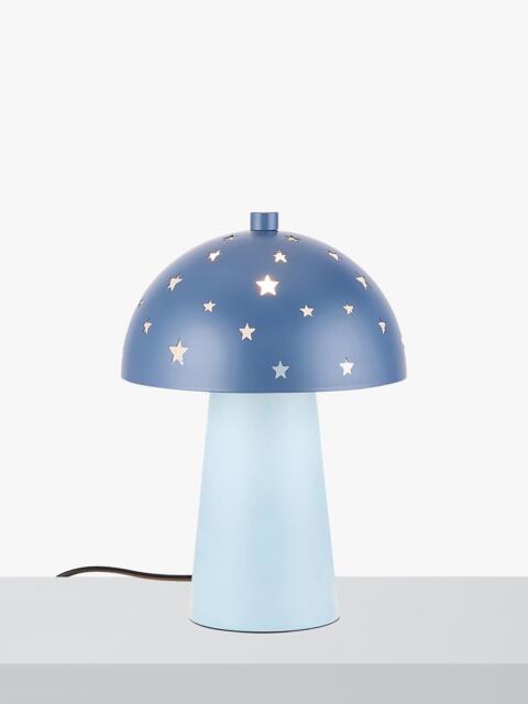 John Lewis Kids' Starry Bedside Lamp, Lake Blue/Haze Blue - image 1