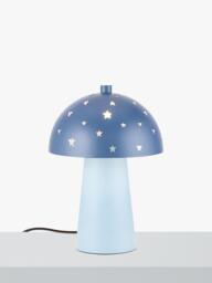 John Lewis Kids' Starry Bedside Lamp, Lake Blue/Haze Blue