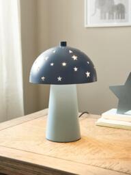 John Lewis Kids' Starry Bedside Lamp, Lake Blue/Haze Blue - thumbnail 2