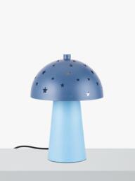 John Lewis Kids' Starry Bedside Lamp, Lake Blue/Haze Blue - thumbnail 3