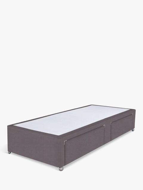 John Lewis Non-Sprung Upholstered 2 Drawer Divan Base, Single - image 1