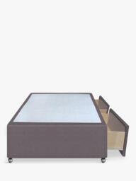 John Lewis Non-Sprung Upholstered 2 Drawer Divan Base, Single - thumbnail 4