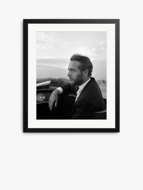 Sonic Editions Paul Newman in Venice 1963 Framed Print