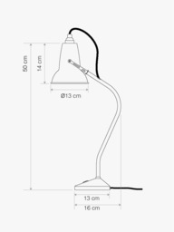 Anglepoise + National Trust 1227 Mini Table Lamp - thumbnail 6