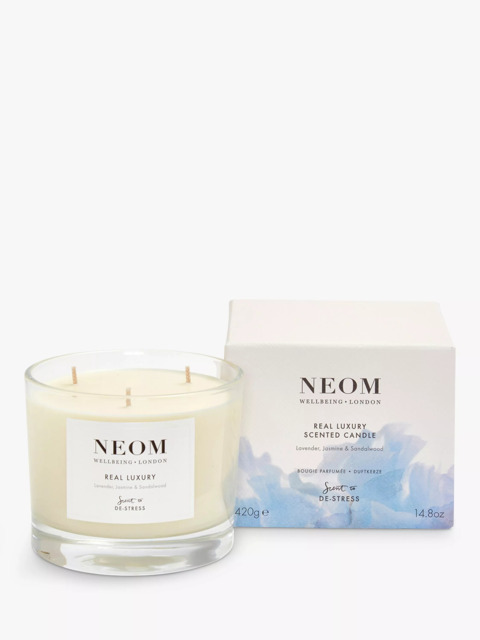 NEOM Wellbeing London Real Luxury 3 Wick Scented Candle - image 1