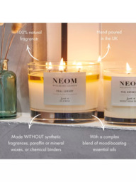 NEOM Wellbeing London Real Luxury 3 Wick Scented Candle - thumbnail 4