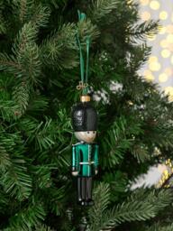 John Lewis Curate & Collect Guardsman Bauble, Green - thumbnail 2