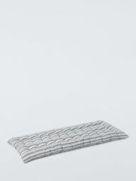 John Lewis Indoor/Outdoor Bench Cushion, Woven Stripe - thumbnail 2