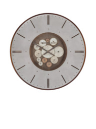 Thomas Kent Clocksmith Cog Analogue Wall Clock, 53cm, Bronze - thumbnail 1