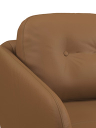 John Lewis Arlo Leather Armchair, Dark Leg - thumbnail 6