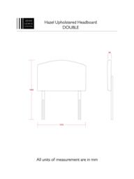 John Lewis Hazel Upholstered Headboard, Double - thumbnail 4