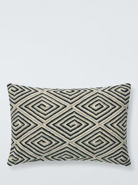 John Lewis Global Diamonds Cushion, Black - image 1
