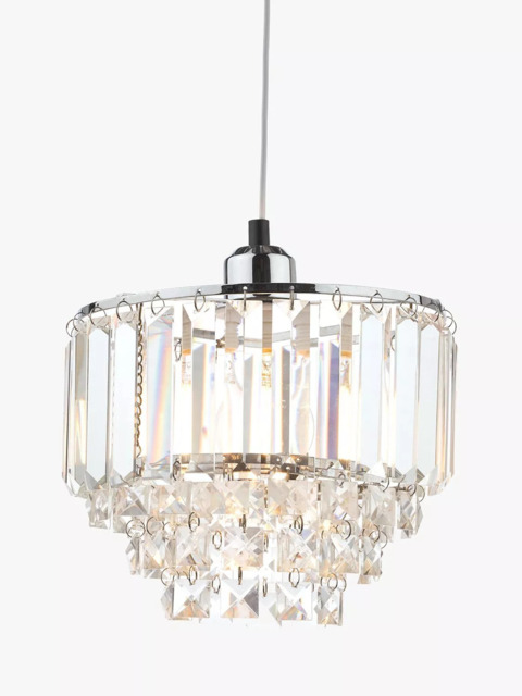 Laura Ashley Vienna Crystal Glass Easy-to-Fit Ceiling Shade - image 1