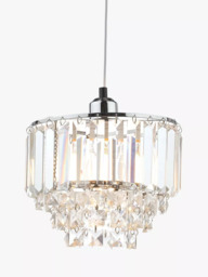 Laura Ashley Vienna Crystal Glass Easy-to-Fit Ceiling Shade - thumbnail 1