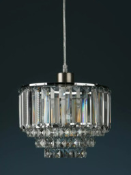 Laura Ashley Vienna Crystal Glass Easy-to-Fit Ceiling Shade - thumbnail 3