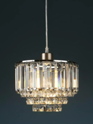 Laura Ashley Vienna Crystal Glass Easy-to-Fit Ceiling Shade - thumbnail 2
