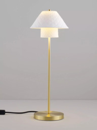 Original BTC Oxford Double Table Lamp, Natural