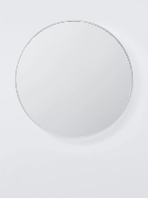 John Lewis Round Aluminium Frame Wall Mirror, 65cm, Silver - image 1