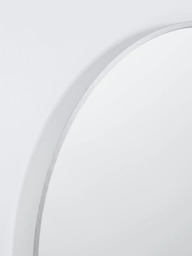 John Lewis Round Aluminium Frame Wall Mirror, 65cm, Silver - thumbnail 2