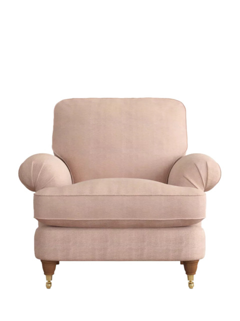 Laura Ashley Beaumaris Armchair, Teak Leg - image 1