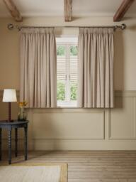 John Lewis Abstract Pair Lined Multiway Curtains, Caramel - thumbnail 3