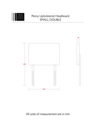 John Lewis Penny Upholstered Headboard, Small Double - thumbnail 4