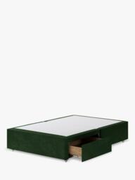 Hypnos Non-Sprung Upholstered 2 Drawer Divan Base, Small Double - thumbnail 2