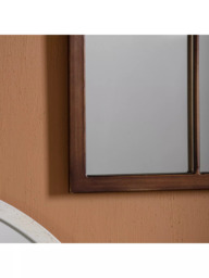 Gallery Direct Carmel Arched Metal Frame Window Wall Mirror, 90 x 60cm - thumbnail 4